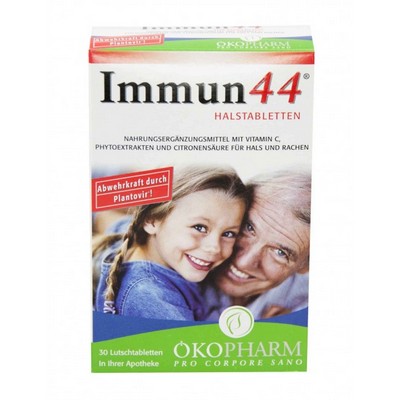 immun 44 halstabletten von vorne
