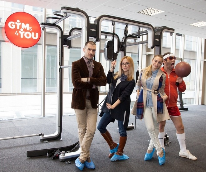 Miran Kurspahic Iva Sulentic Sonja Kovac i Mario Petrekovic na otvorenju Gyms4you cr