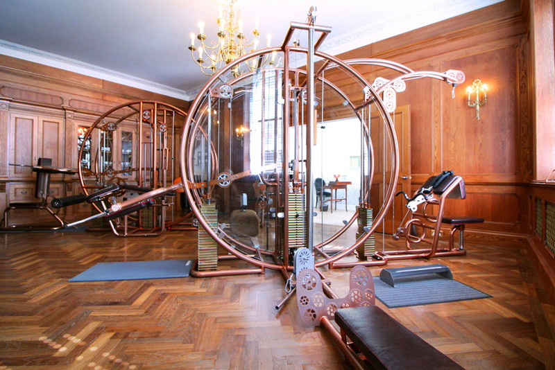 clock fireplace