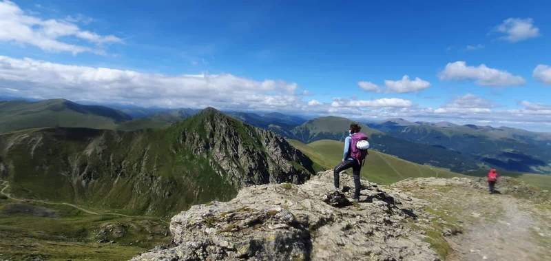 pogled prema vrhu Falkertspitze