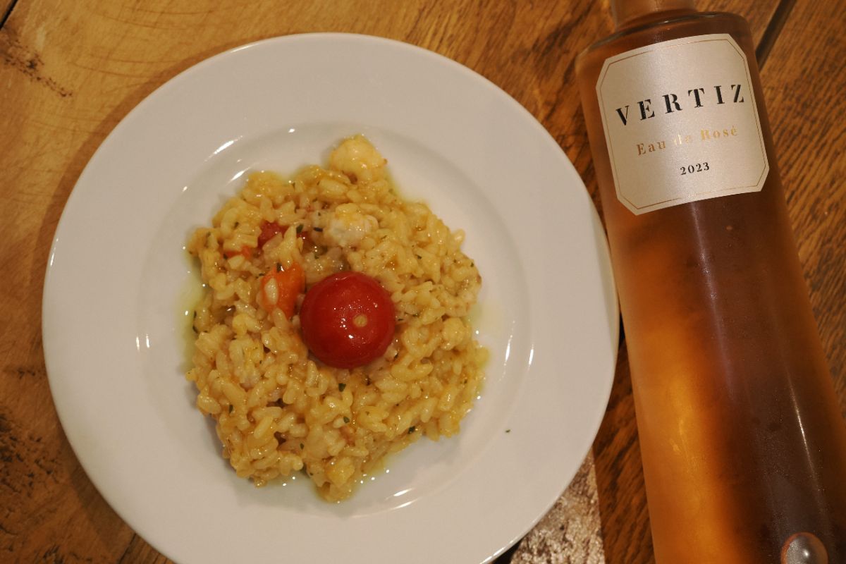 6 Eau de Rose Vertiz Rižoto s kvarnerskim škampima