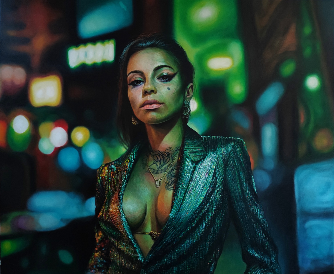 Anesthesia 150x18 cm oil on canvas 2025