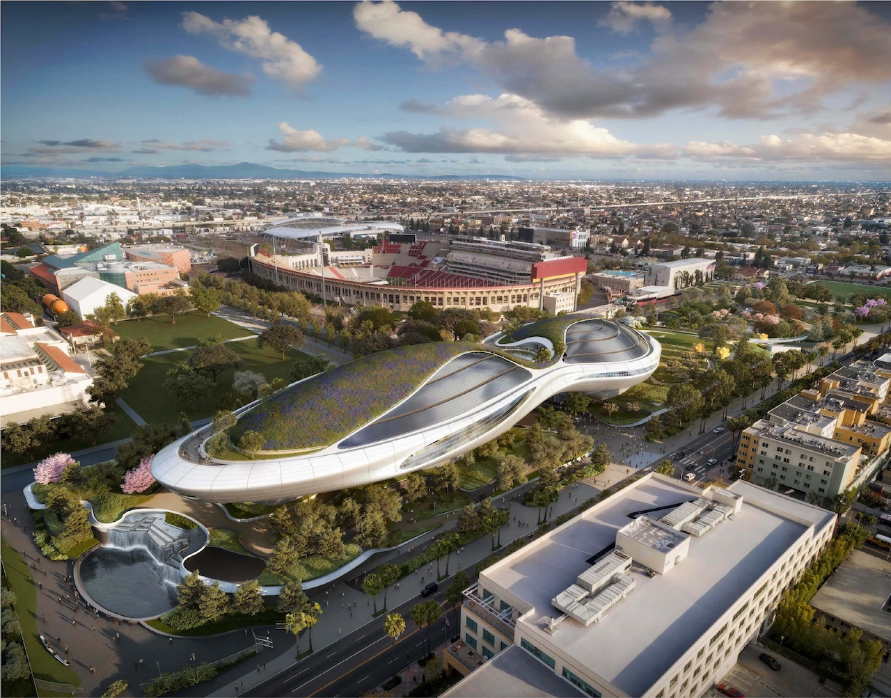 678a99e0c9c49bca0746e5bc Lucas Museum aerial rendering web