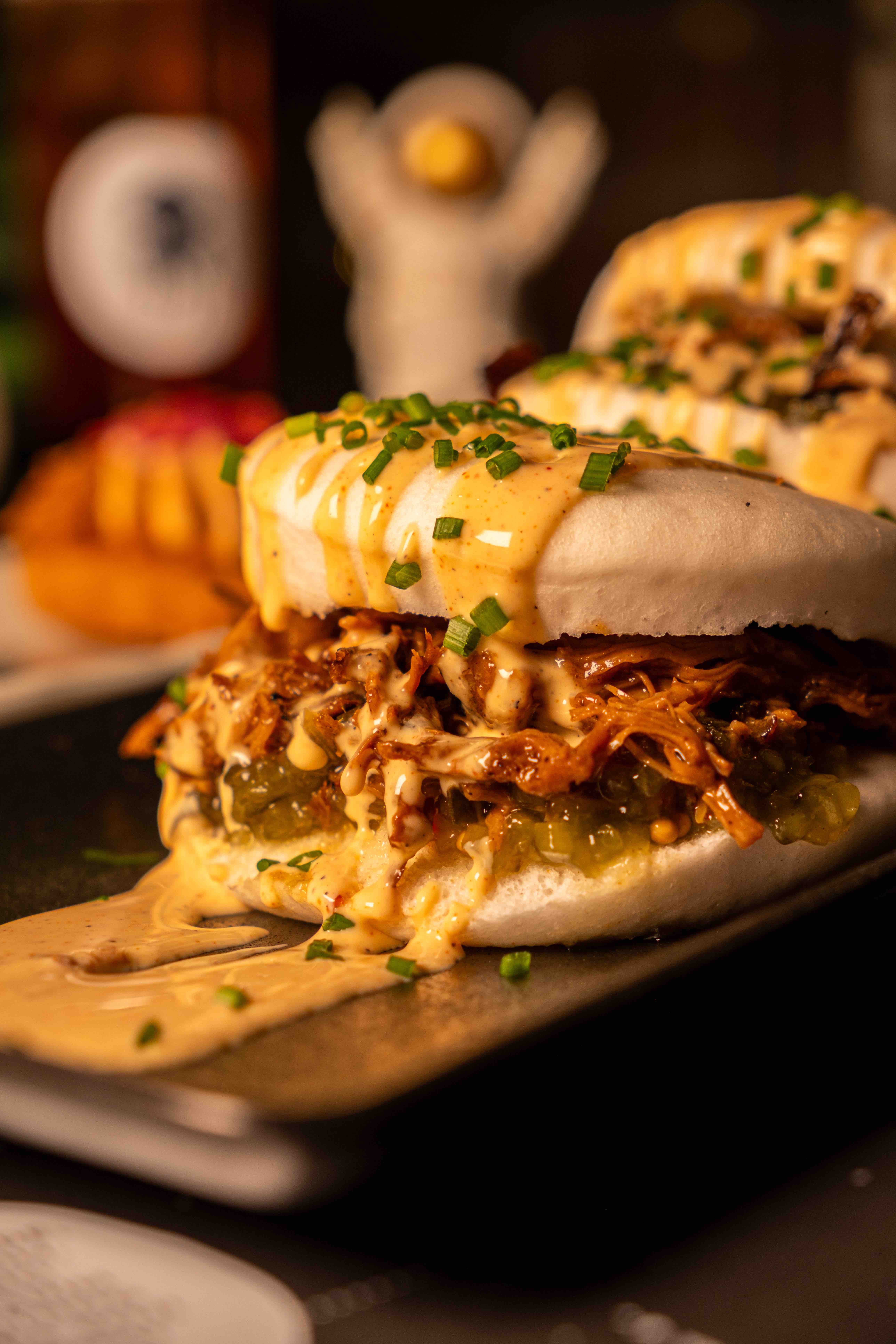 Jellyfish in Space Bao Buns Pulled Turkey