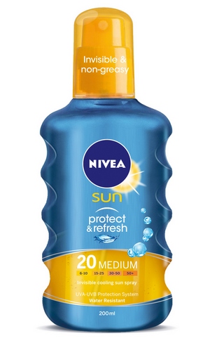 NIVEA Sun Protect Refresh Invisible Protection Spray SPF 2 cr