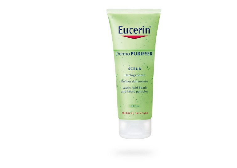 63636 PS EUCERIN INT DermoPURIFYER product header scrub