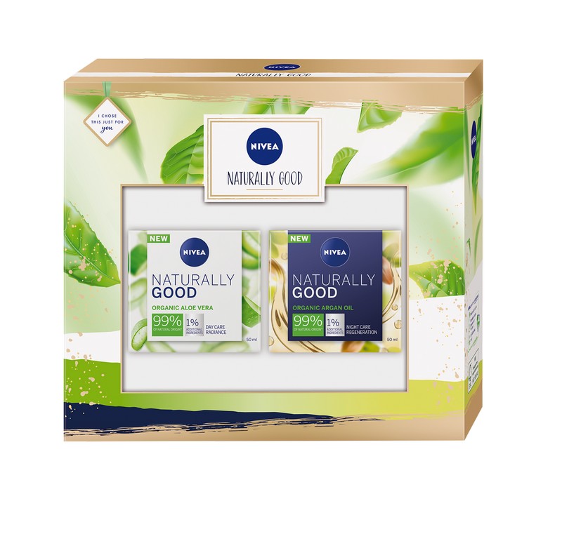 NIVEA Naturally Good paket za njegu lica 