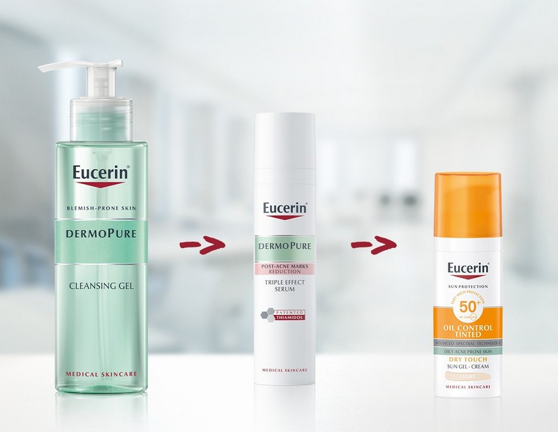 Eucerin SUN Tinted Key Visual WEB rutina cr