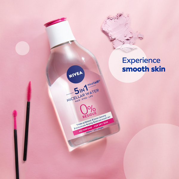 NIVEA 5 u 1 micelarna voda za suhu kožu 2