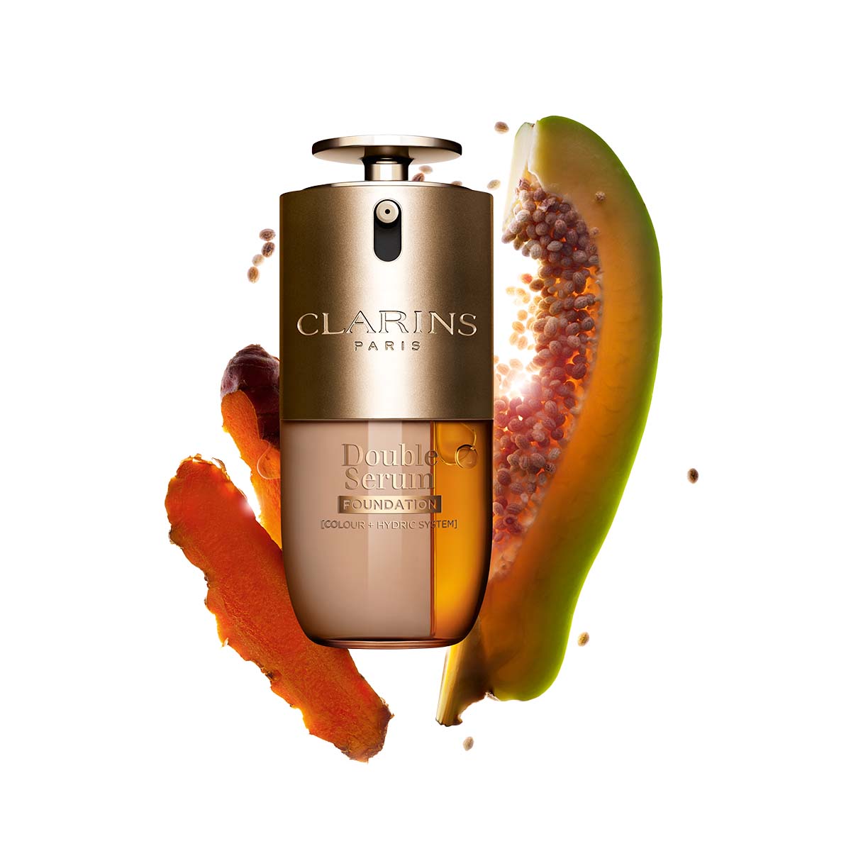 Product name: Double Serum Foundation 2026  Item name: DOUBLE SERUM FOUNDATION L6N RETAIL PRODUCT 30ML  EAN: 3666057362637  SKU: 80119233Height: 11.0 cmWidth: 4.9 cmLength: 11.0 cmDAM ID: 1869236Rights: Asset is free for use in specific channelsMedia rights: IP Rights  Owners: Clarins Studio  Start of Rights: 2025-12-31  Expiration: 2028-12-31  Assigned Rights: No  Usages: Global Digital inc. E-Retailers, Global Digital inc. Media, Digital, Digital on line inc. CRM & PR, PR  Rights Region: Worldwide