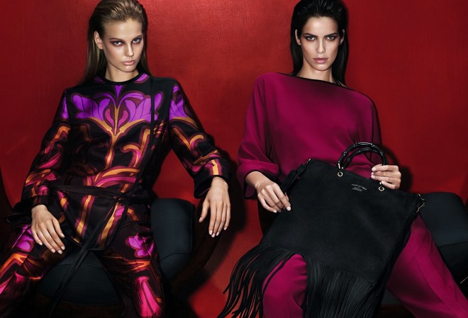 Black Fringe Bamboo Shopper Bag DPS