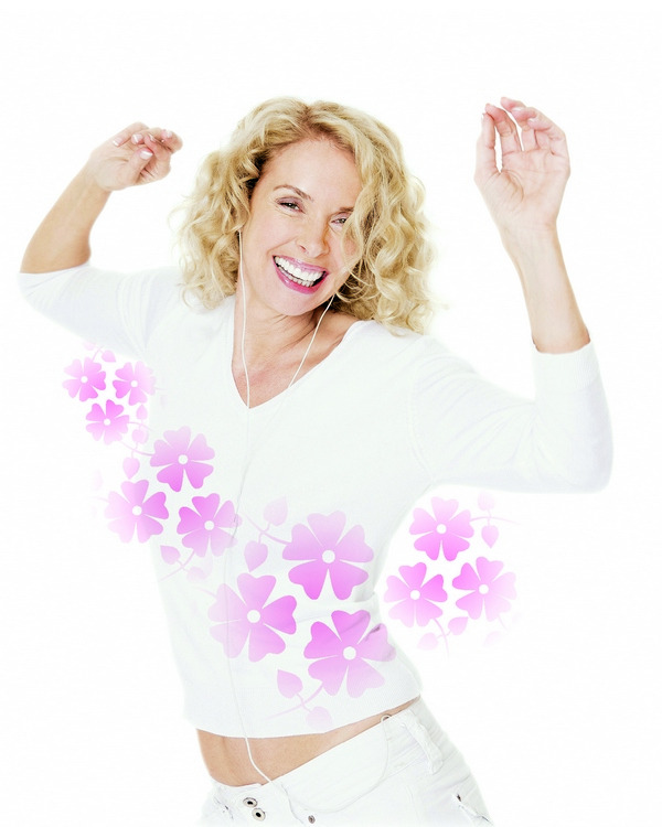 Spring zena  cvijece