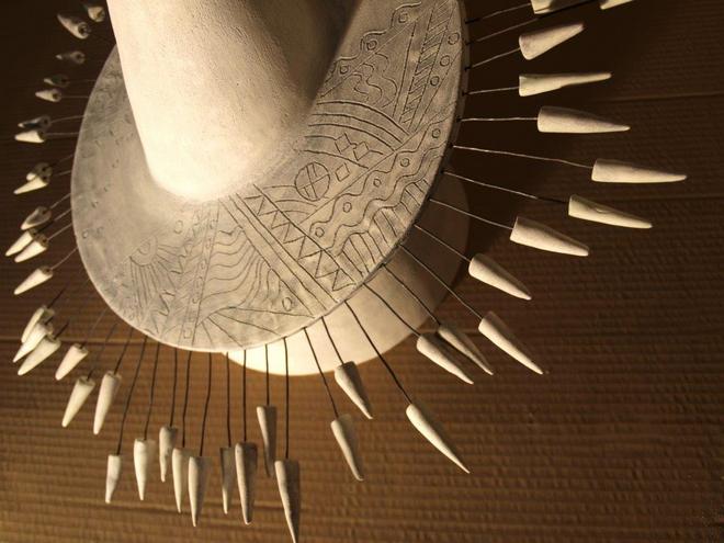 Karmen Ptičar VRTULJAK MOGUĆNOSTI 2014. skulptura glina žica