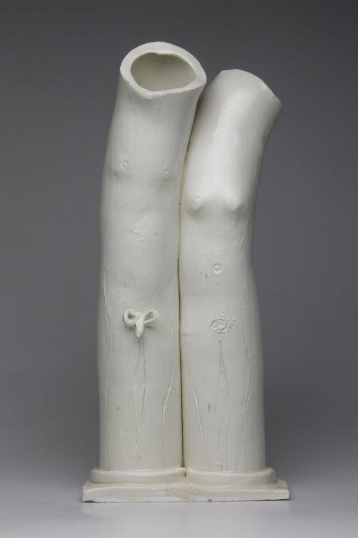 Đurđica Horvat DVOJE 2014. kompozicija glazirana majolika