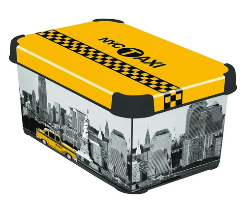 Lesnina kutija s poklopcem 59.50 kn zuta  40x30x23 cm