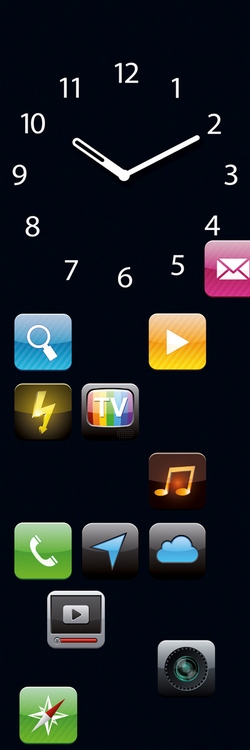 Lesnina zidni sat 199 kn