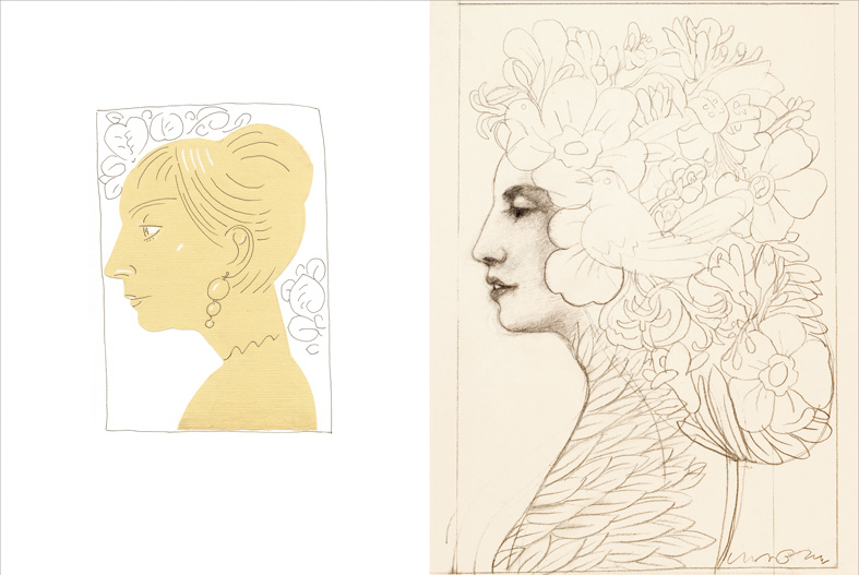 Milton Glaser Portrait Study 2000 Mother Nature 2000