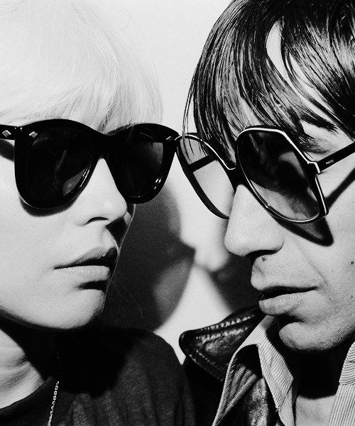 Debbie Harry and Iggy Pop by Chris Stein 1977