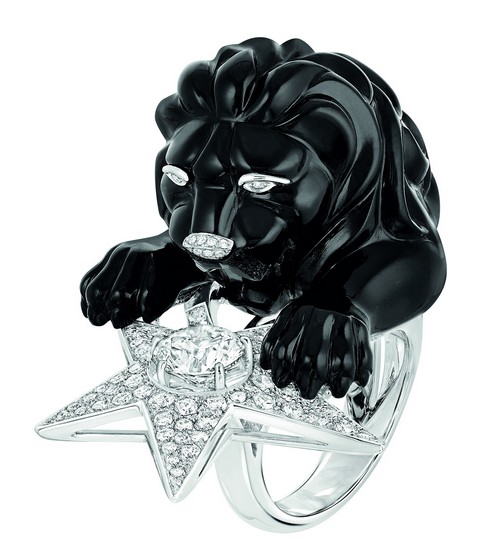 Bague Constellation du Lion Onyx cr