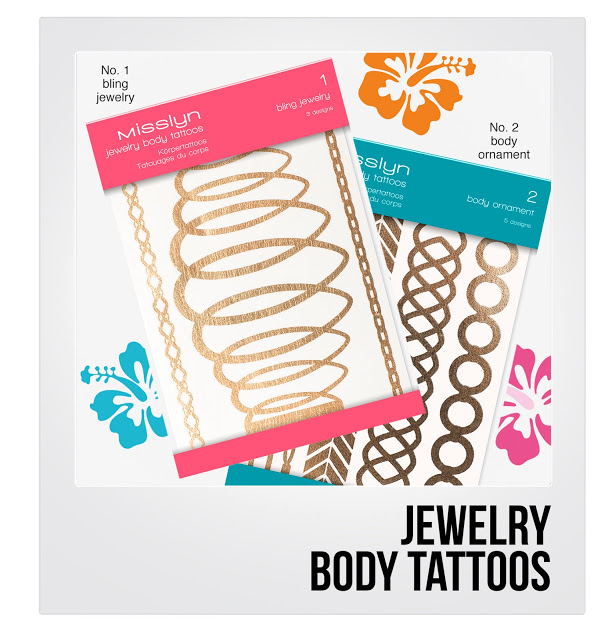 Misslyn live love surf Pola jewelry body tattoos
