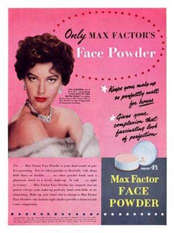 AvaGardnerMaxFactor1950s