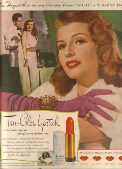 Max Factor Hollywood Rita Hayworth 1946