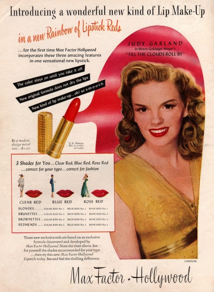 judy garland max factor