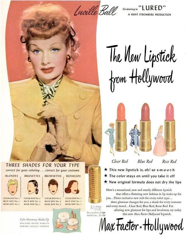 jul 28 1947 lucille ball max factor
