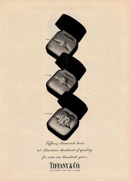 Tiffany Co. Three Diamonds 1961