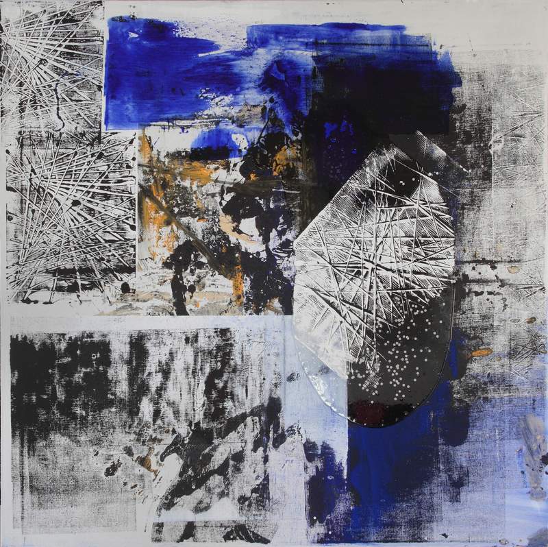 Boris Guina City 2016 akril na platnu 135x190 cm