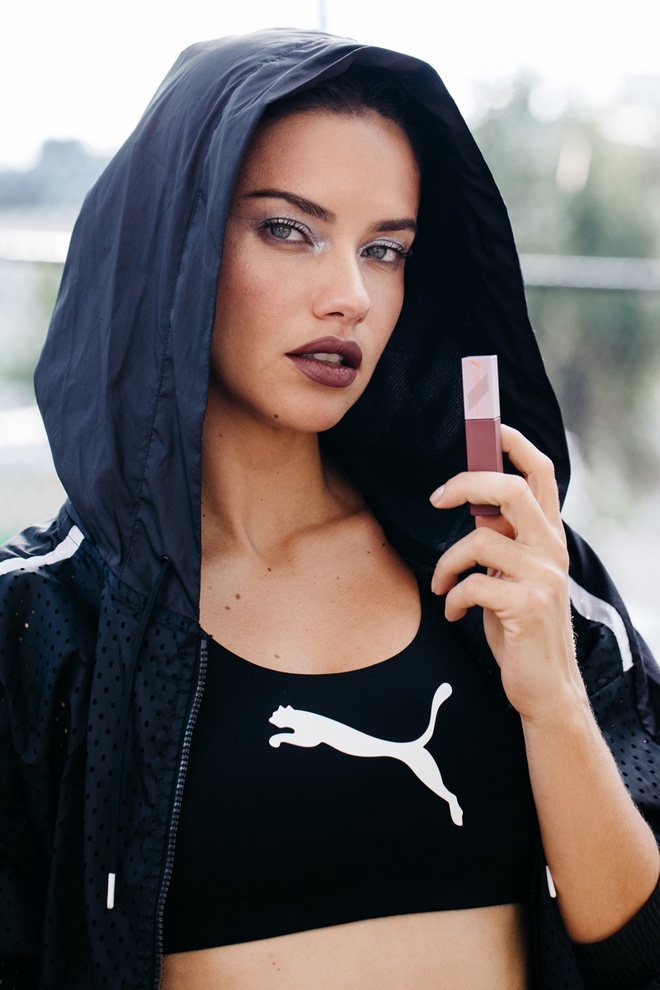 Adriana Lima PUMA Maybelline Makeup Campaign01