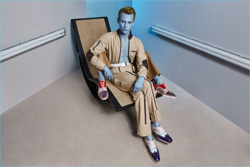 005428 ChristianLouboutinRedSiliconeSpikeHeelsAnkleBoots 4 master