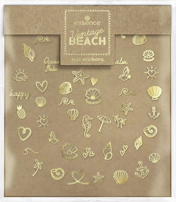 1051807 essence Vintage BEACH nailstickers