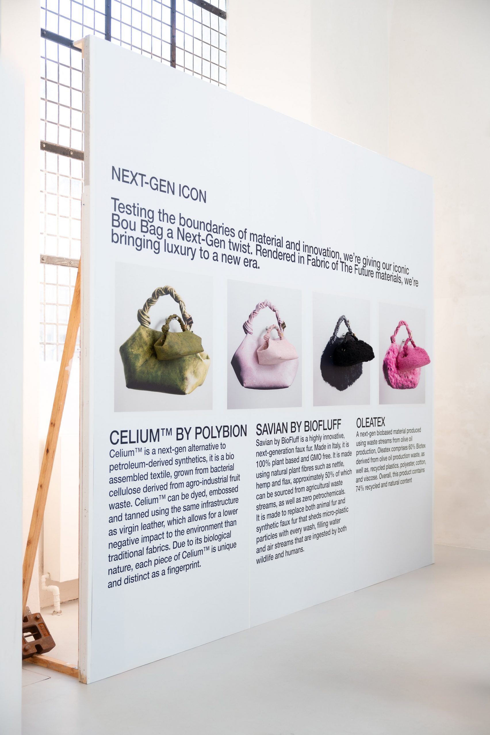 ganni biofluff polybion copenhagen fashion week