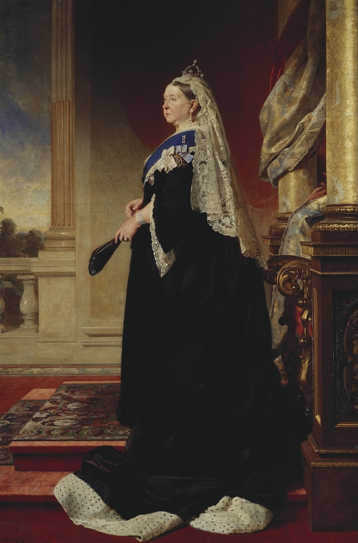 Royal Collection Trust State Portrait of Queen Victoria in 1885
