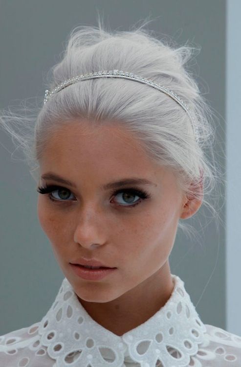 white hair