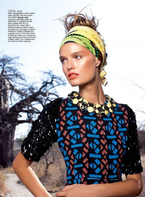 black headband patrick demarchelier