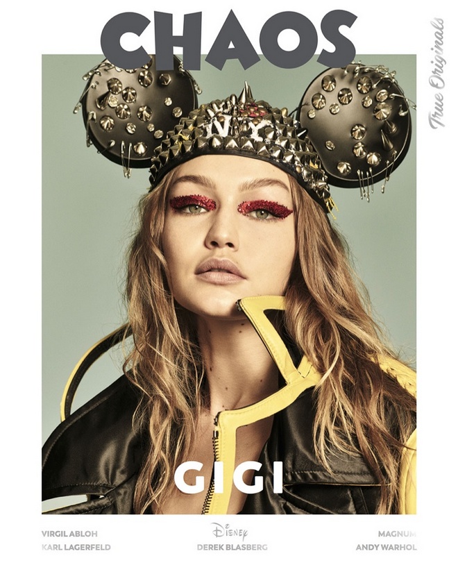 Bella Hadid Chaos Magazine Disney Cover