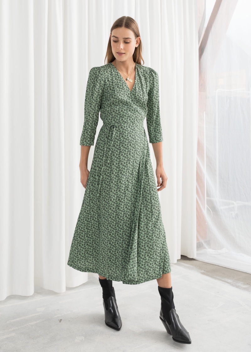 Other Stories A Line Midi Skirt