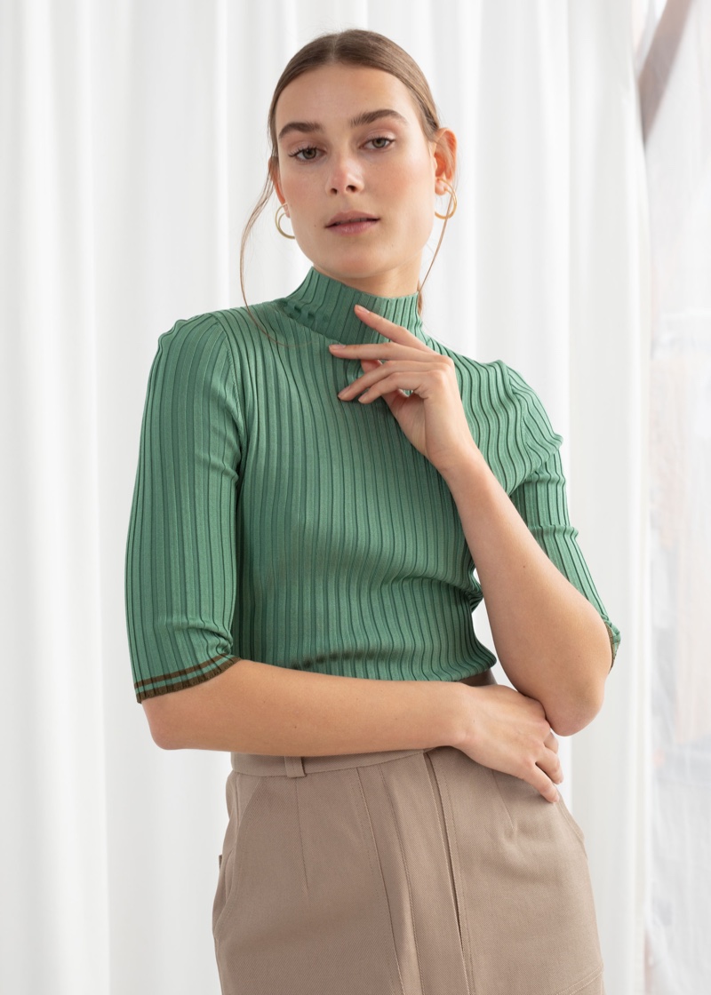 Other Stories A Line Midi Skirt